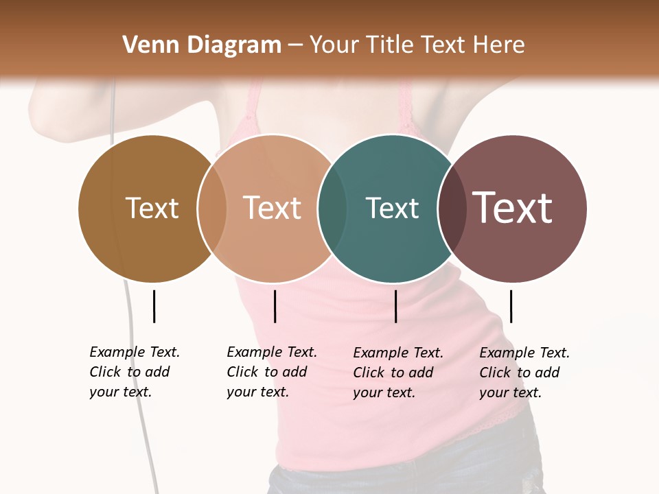 Woman Rock Beauty PowerPoint Template