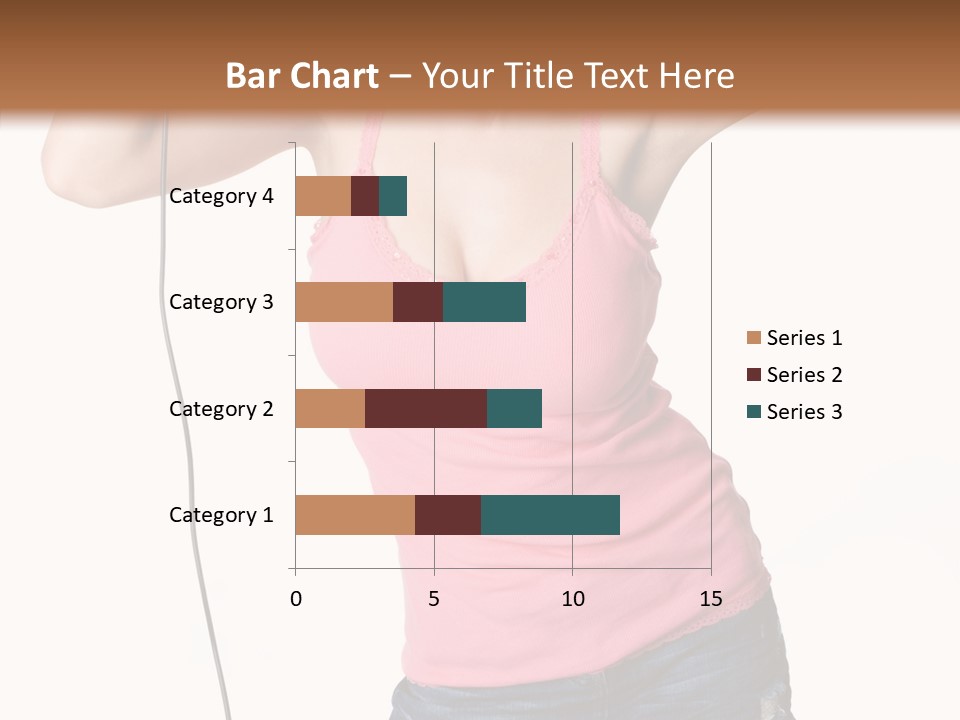 Woman Rock Beauty PowerPoint Template