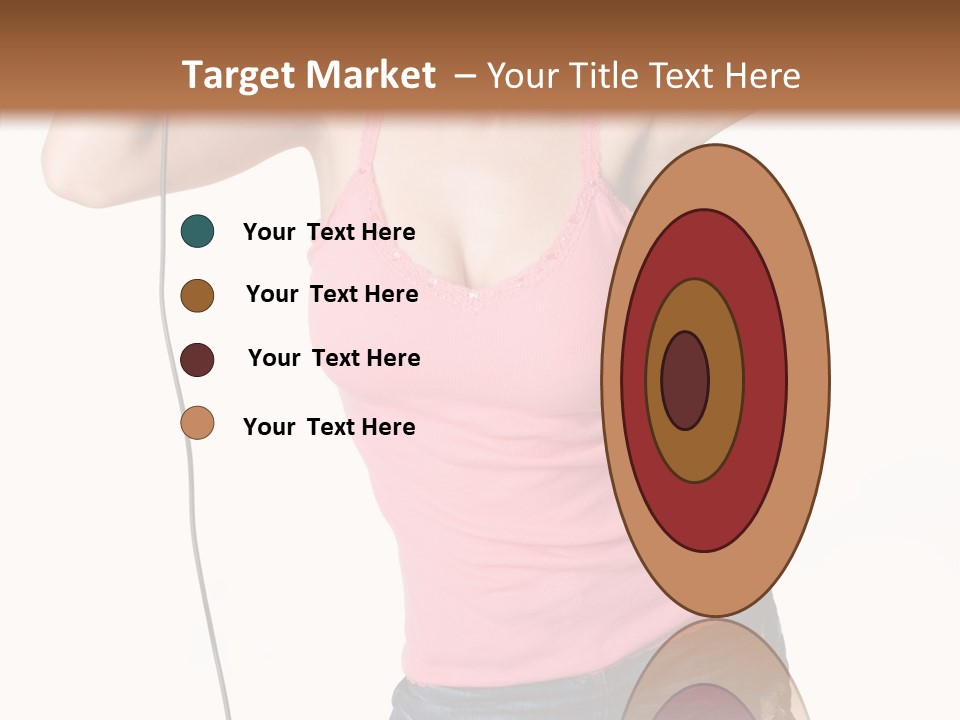 Woman Rock Beauty PowerPoint Template