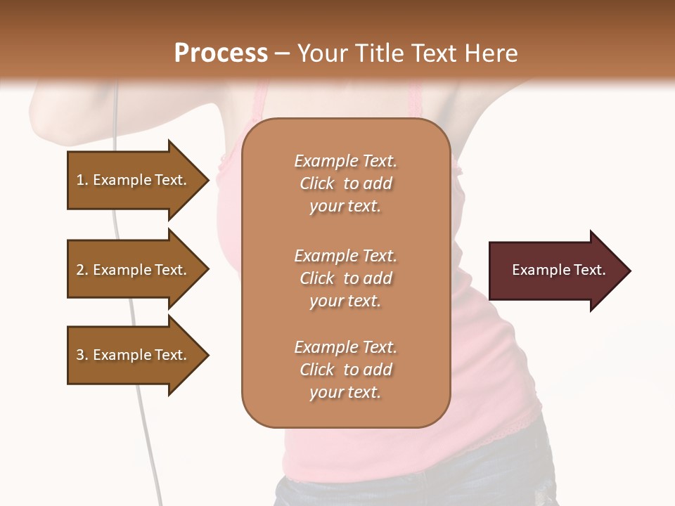 Woman Rock Beauty PowerPoint Template