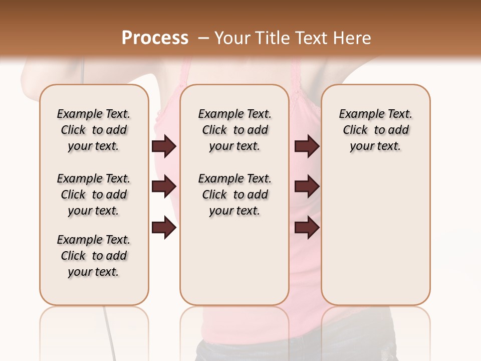Woman Rock Beauty PowerPoint Template