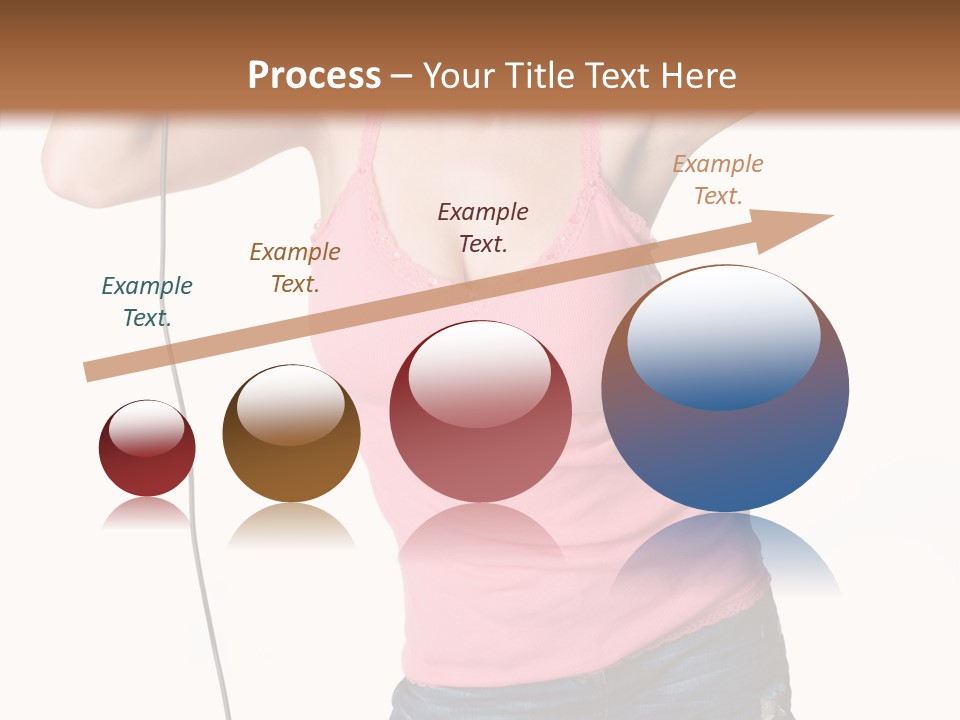 Woman Rock Beauty PowerPoint Template