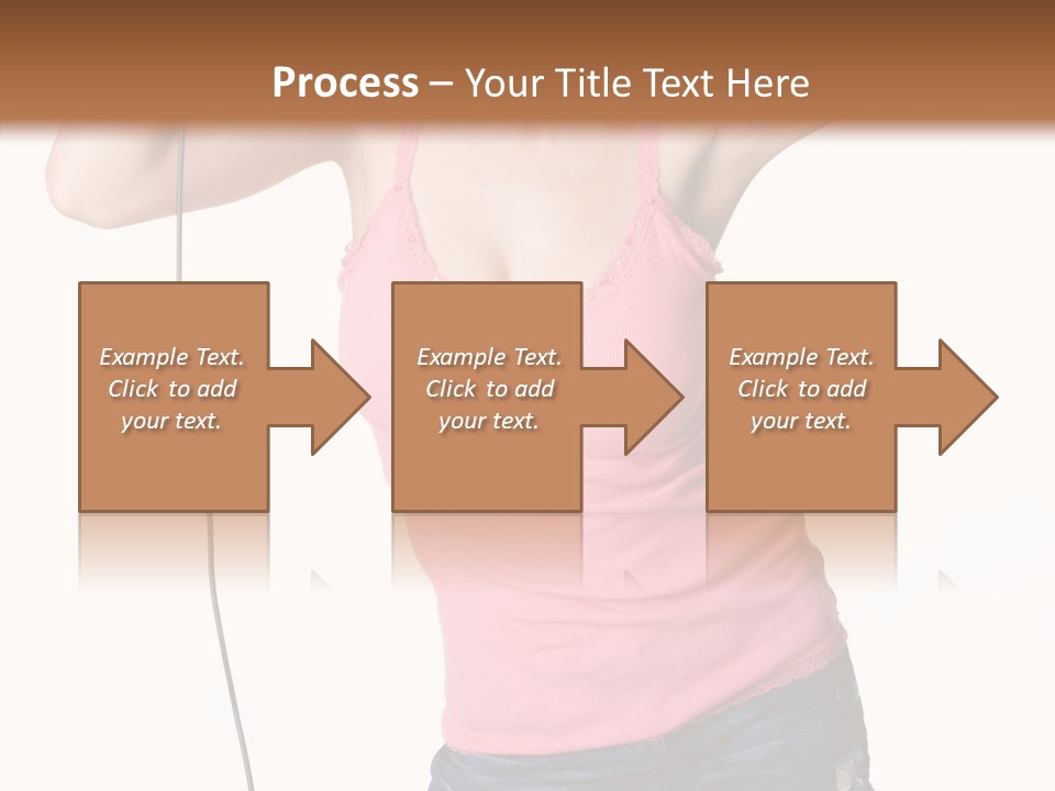 Woman Rock Beauty PowerPoint Template