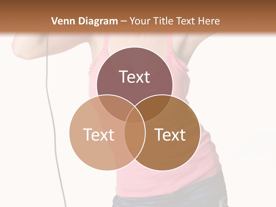 Woman Rock Beauty PowerPoint Template