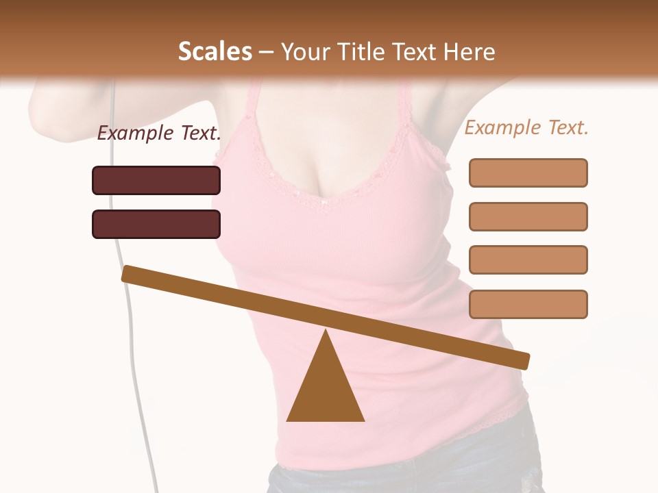 Woman Rock Beauty PowerPoint Template