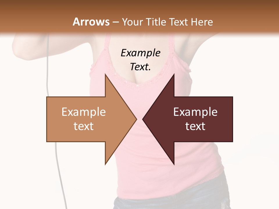 Woman Rock Beauty PowerPoint Template