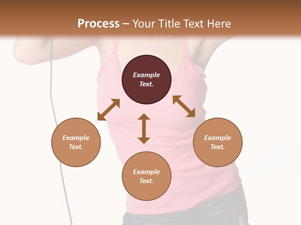 Woman Rock Beauty PowerPoint Template