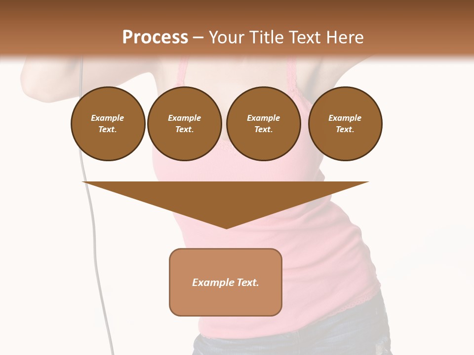 Woman Rock Beauty PowerPoint Template