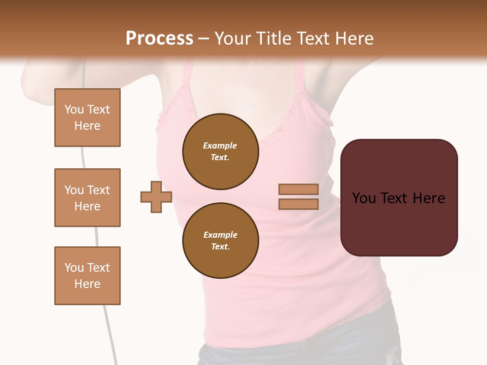 Woman Rock Beauty PowerPoint Template