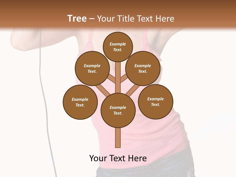 Woman Rock Beauty PowerPoint Template