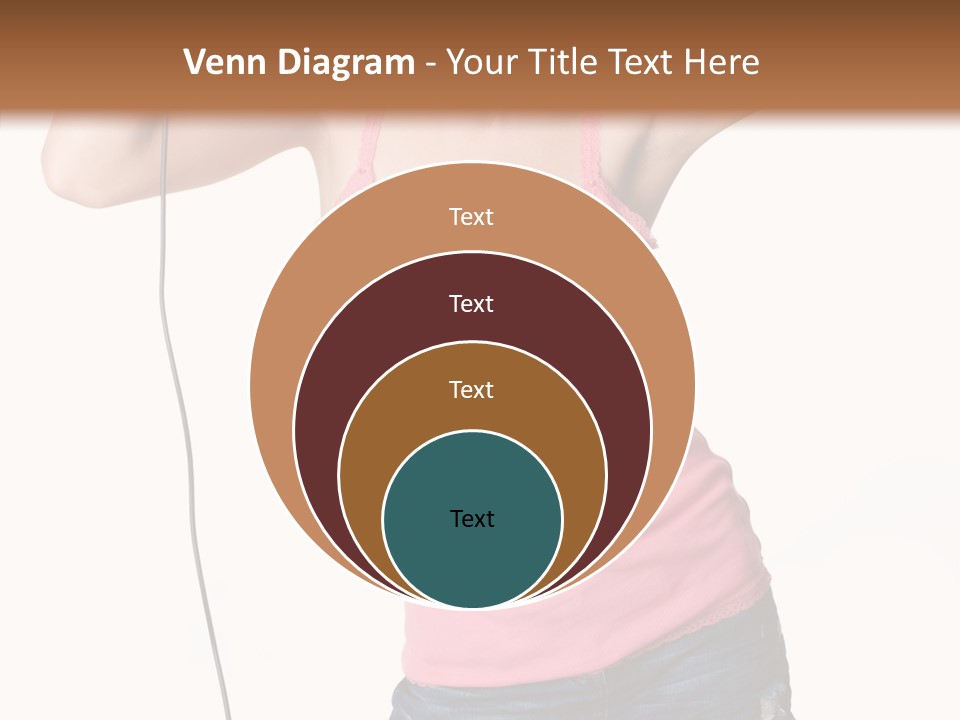 Woman Rock Beauty PowerPoint Template