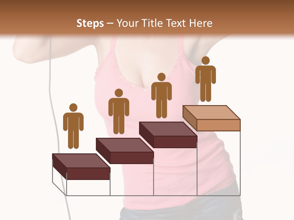 Woman Rock Beauty PowerPoint Template