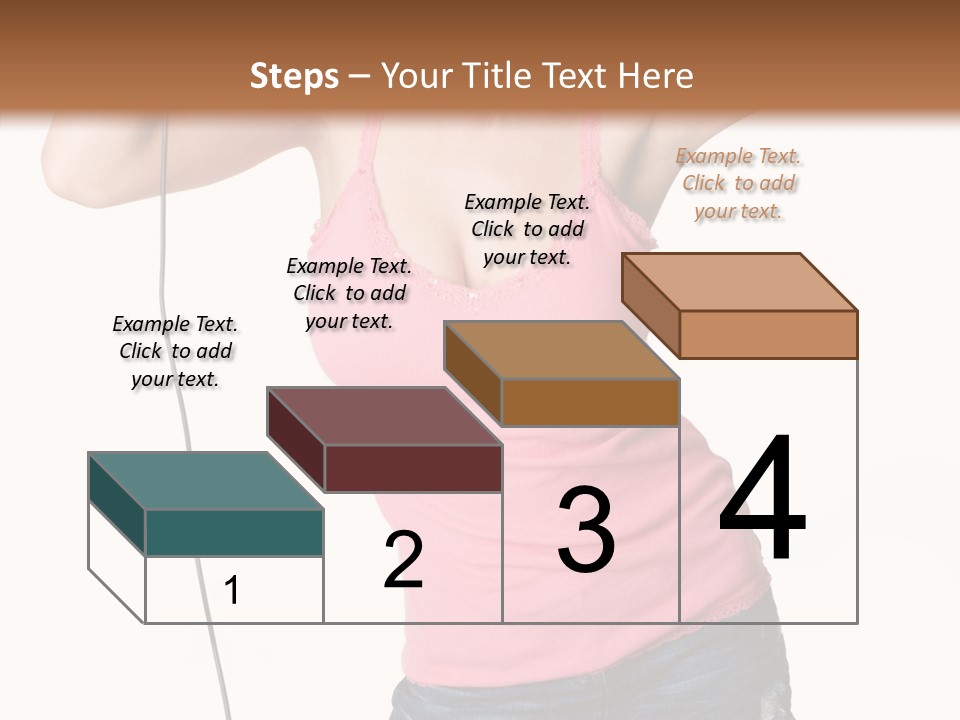 Woman Rock Beauty PowerPoint Template