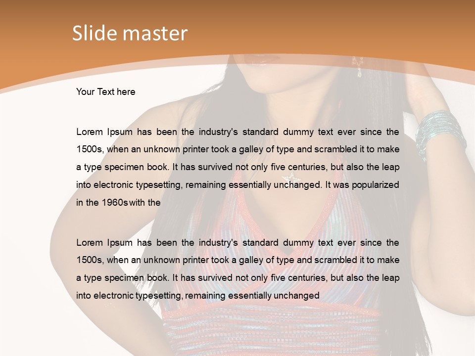 Face Portrait Skin PowerPoint Template