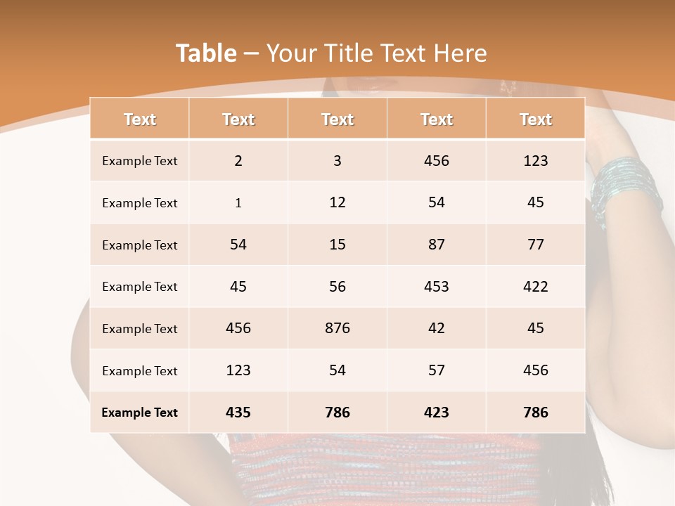 Face Portrait Skin PowerPoint Template