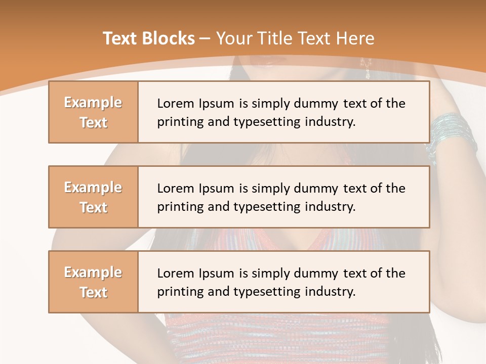Face Portrait Skin PowerPoint Template