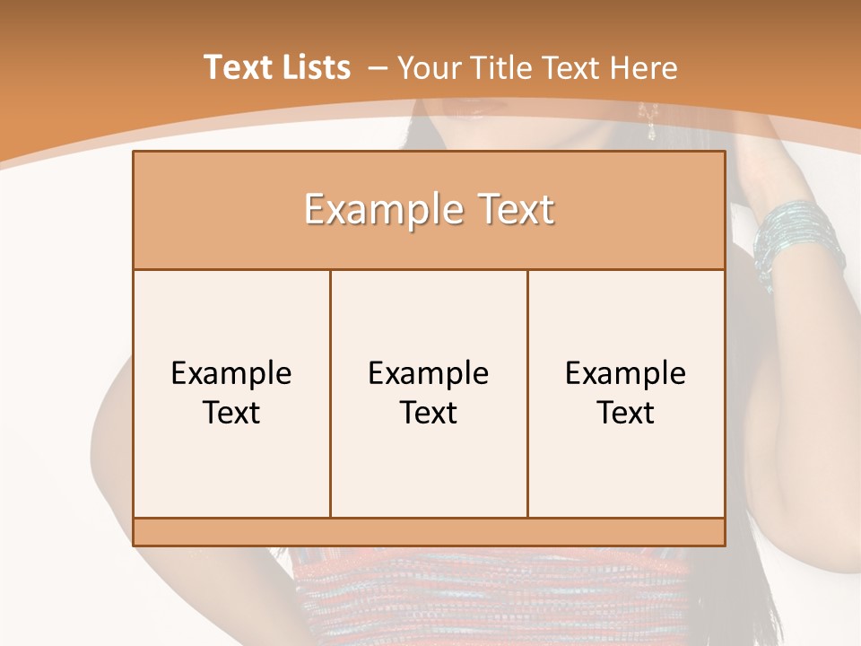 Face Portrait Skin PowerPoint Template