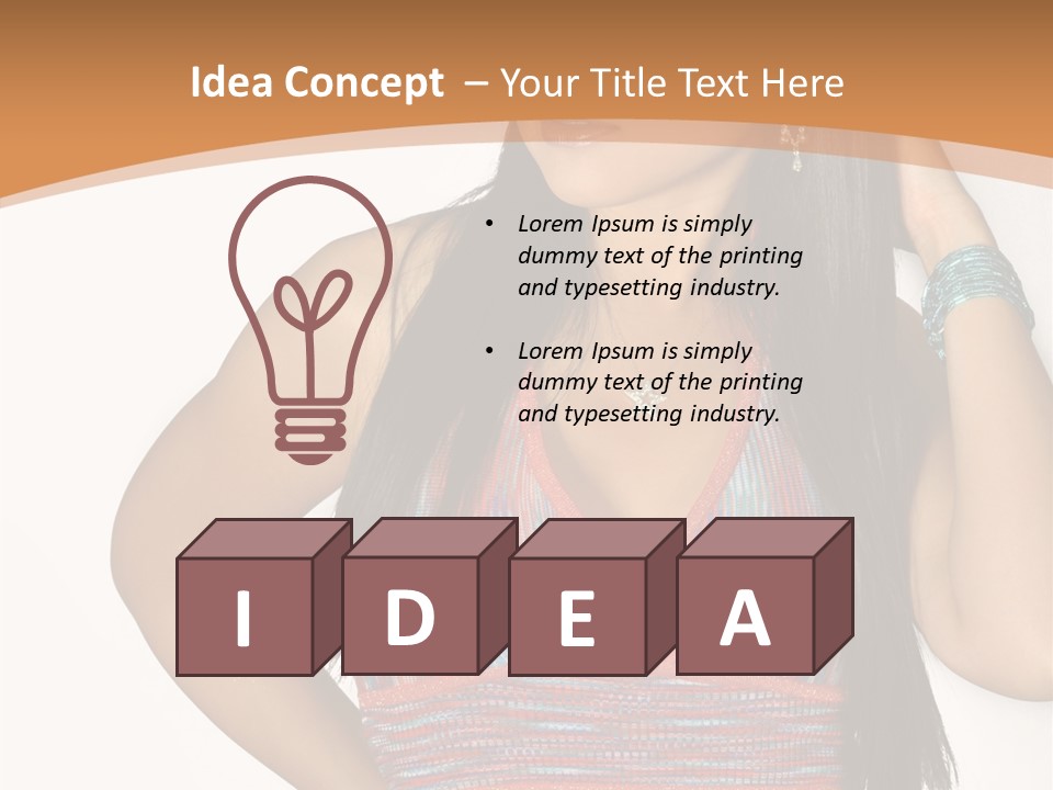 Face Portrait Skin PowerPoint Template