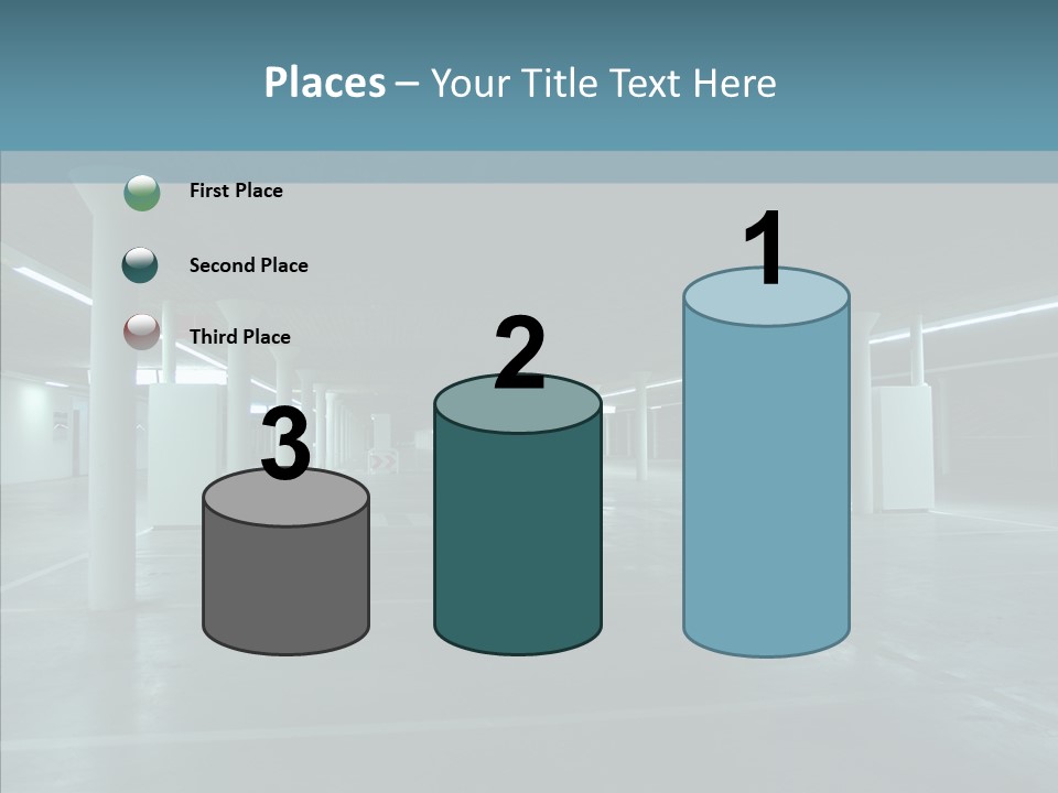 Wide Empty Building PowerPoint Template