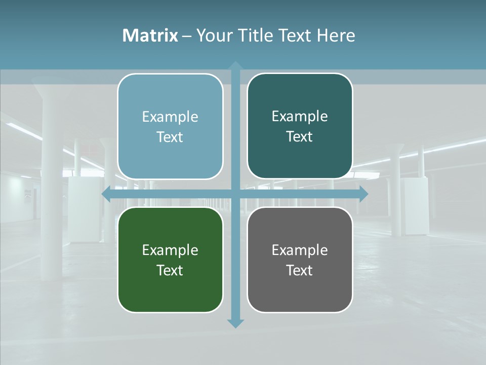 Wide Empty Building PowerPoint Template
