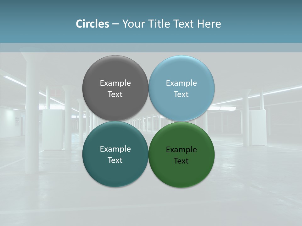 Wide Empty Building PowerPoint Template