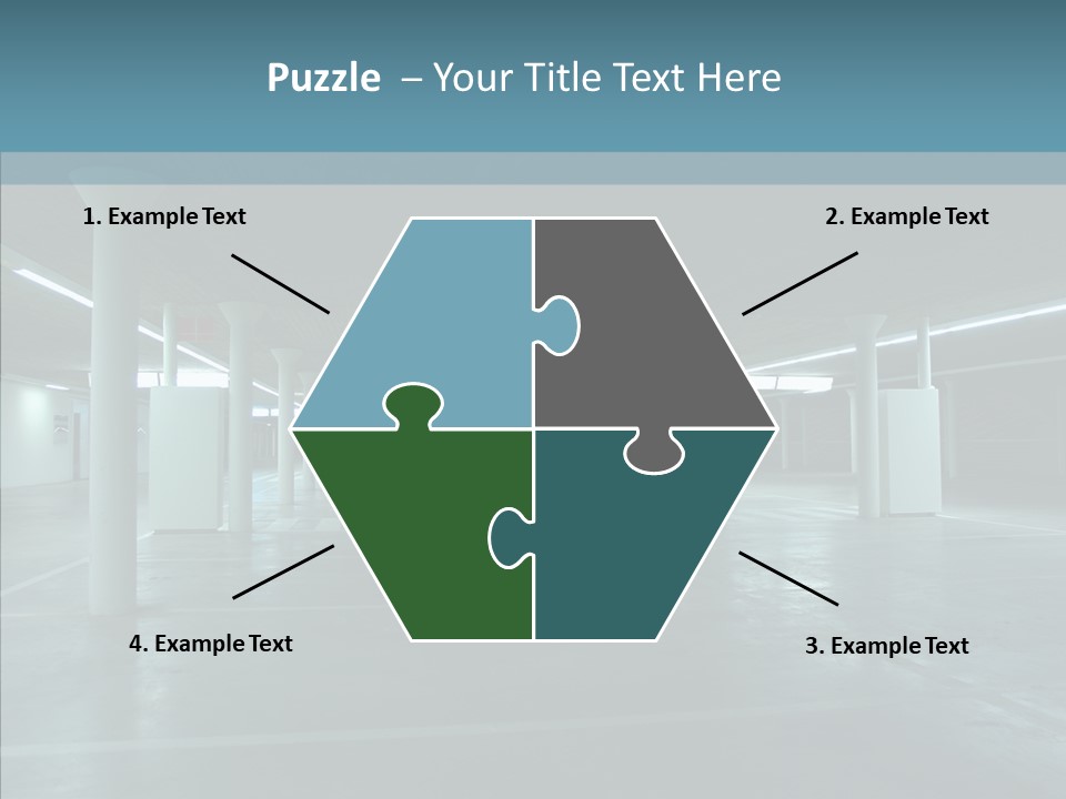Wide Empty Building PowerPoint Template