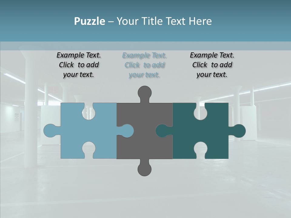 Wide Empty Building PowerPoint Template