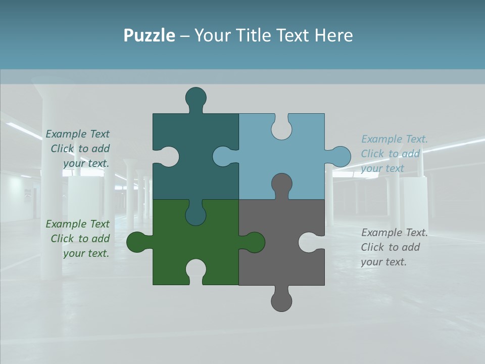 Wide Empty Building PowerPoint Template