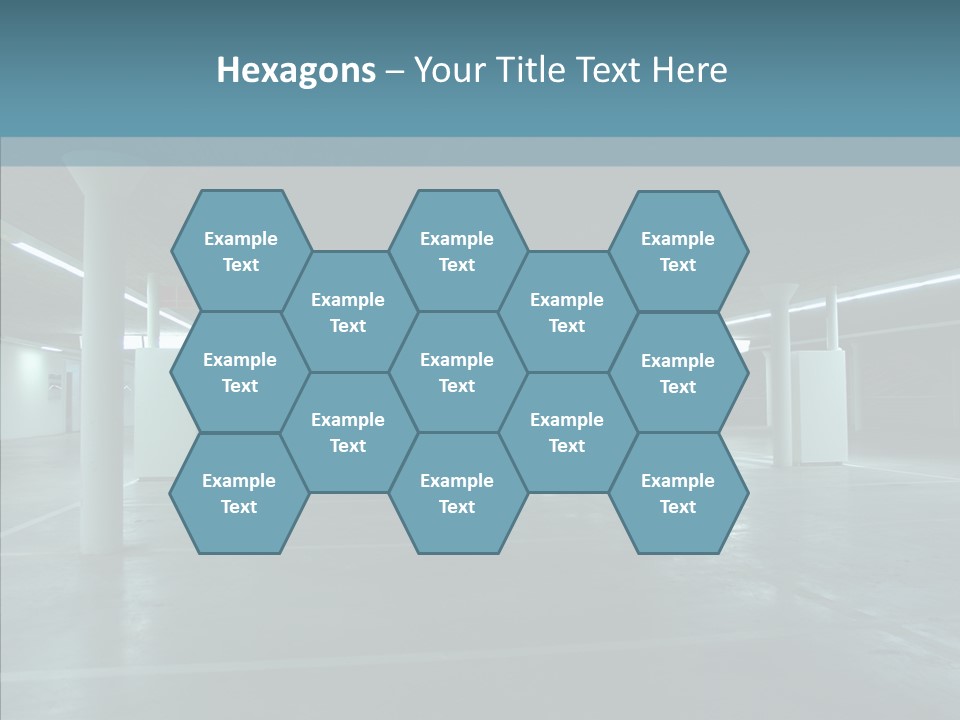 Wide Empty Building PowerPoint Template