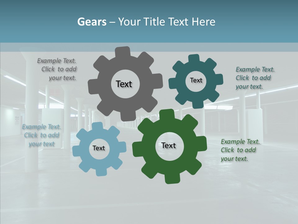 Wide Empty Building PowerPoint Template