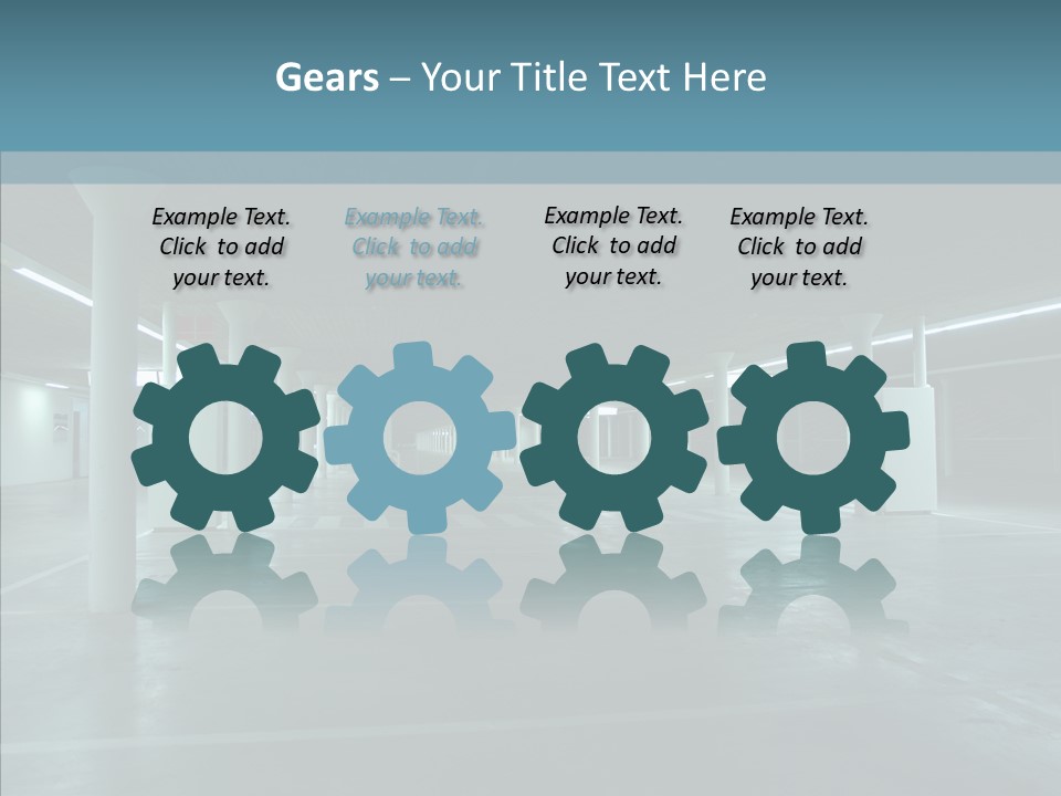 Wide Empty Building PowerPoint Template