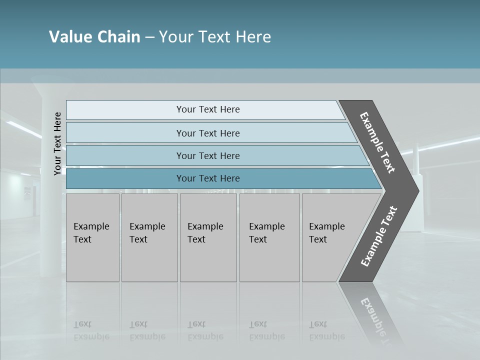 Wide Empty Building PowerPoint Template