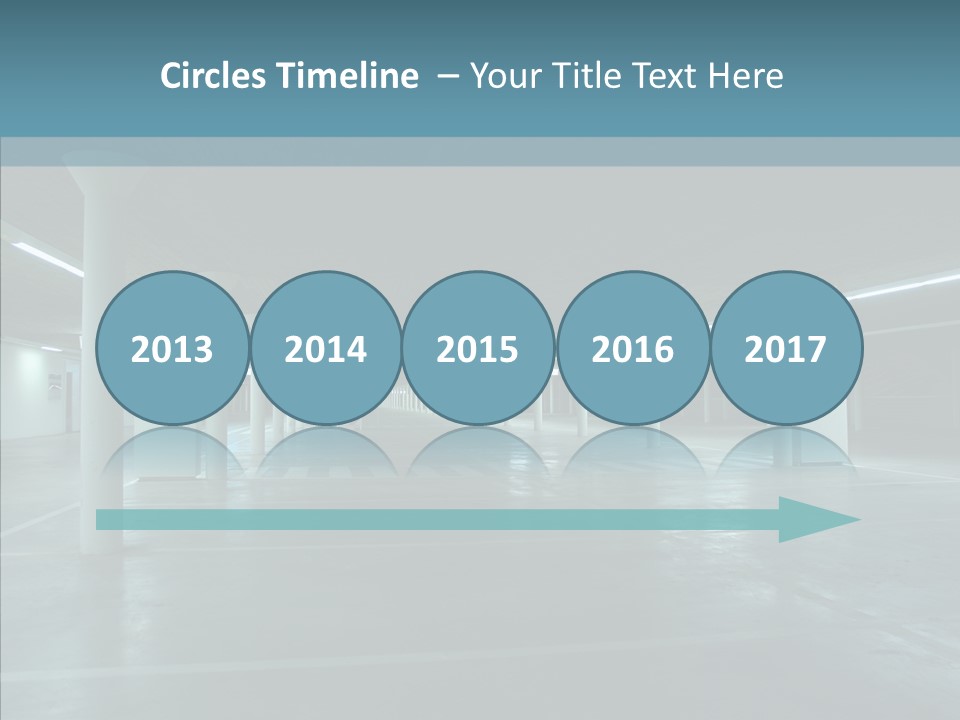 Wide Empty Building PowerPoint Template