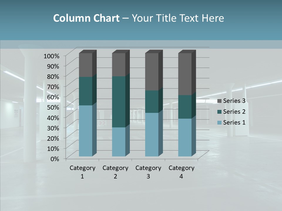 Wide Empty Building PowerPoint Template