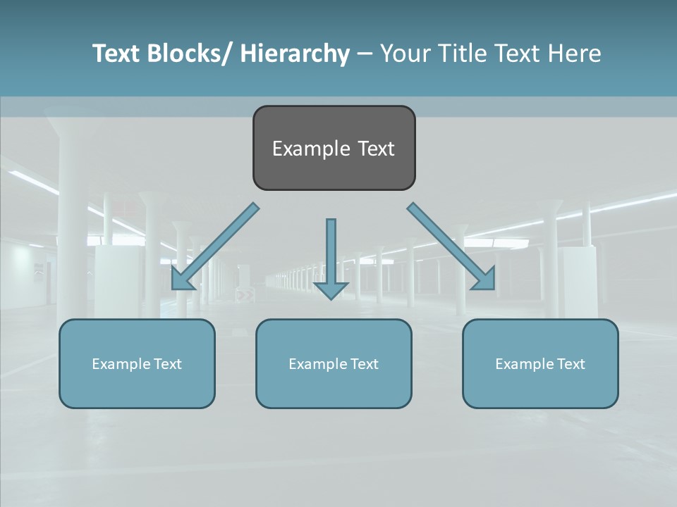 Wide Empty Building PowerPoint Template
