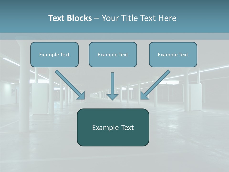 Wide Empty Building PowerPoint Template