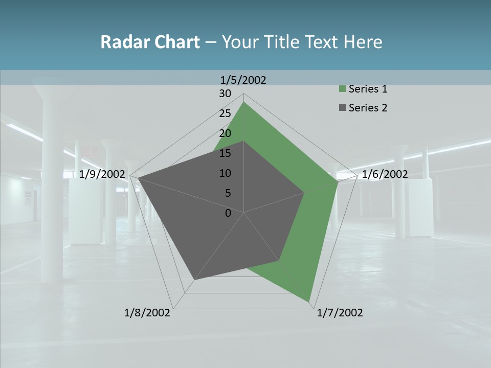 Wide Empty Building PowerPoint Template