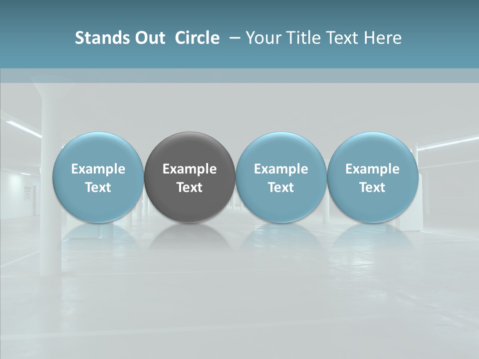 Wide Empty Building PowerPoint Template