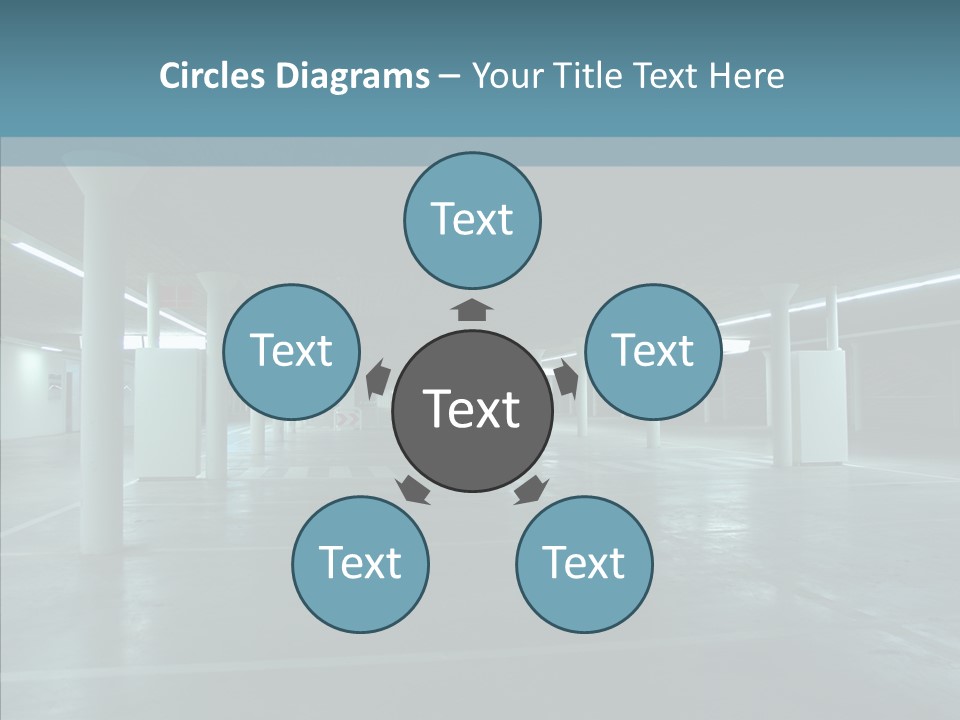Wide Empty Building PowerPoint Template