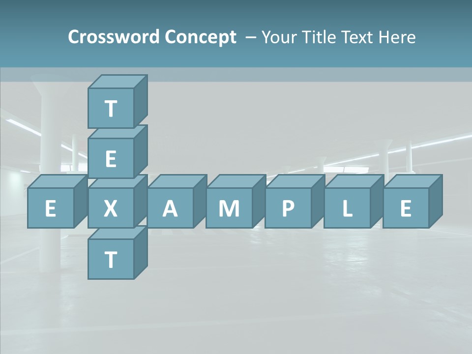 Wide Empty Building PowerPoint Template