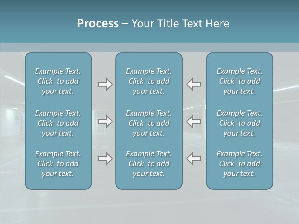 Wide Empty Building PowerPoint Template