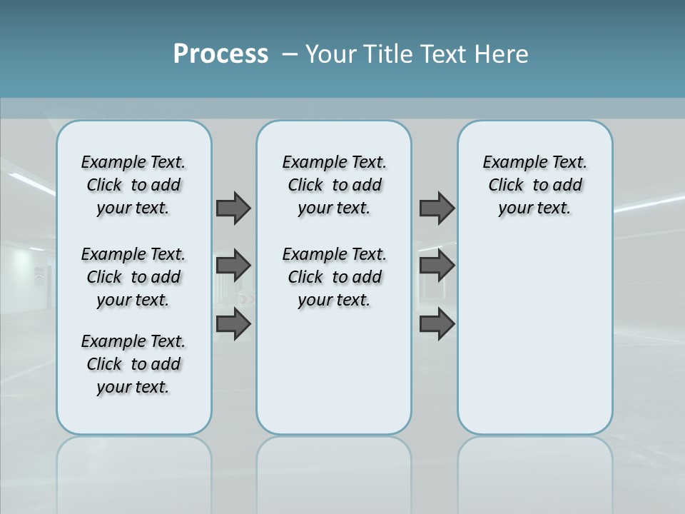 Wide Empty Building PowerPoint Template