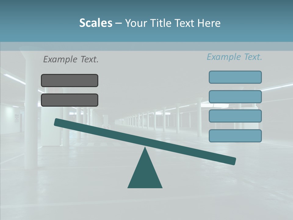Wide Empty Building PowerPoint Template