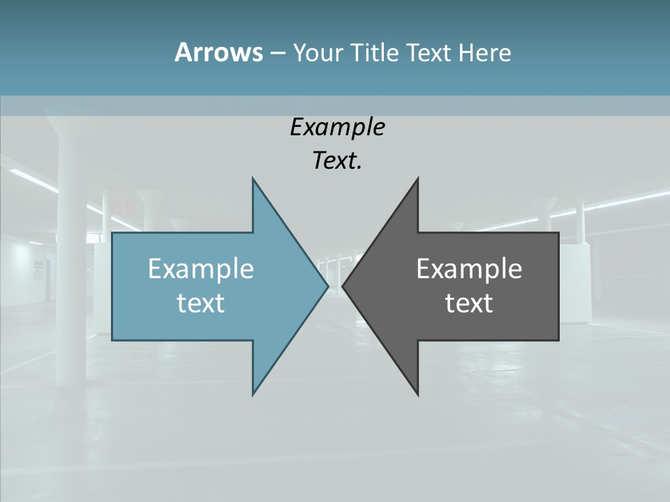 Wide Empty Building PowerPoint Template