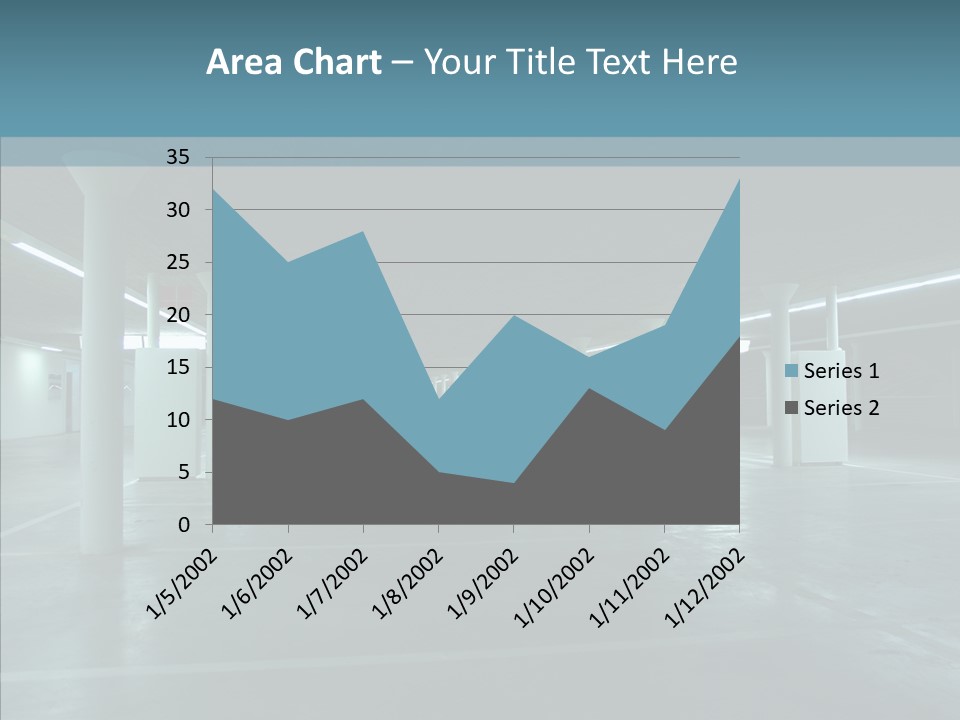 Wide Empty Building PowerPoint Template