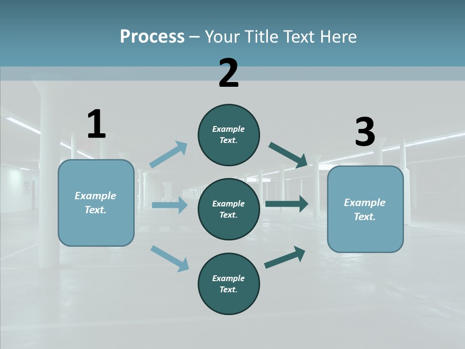 Wide Empty Building PowerPoint Template