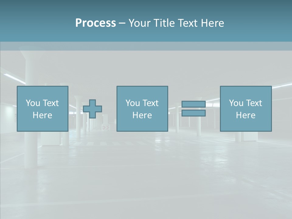 Wide Empty Building PowerPoint Template