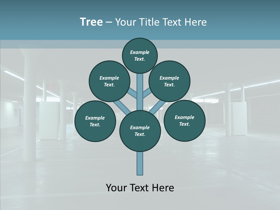 Wide Empty Building PowerPoint Template