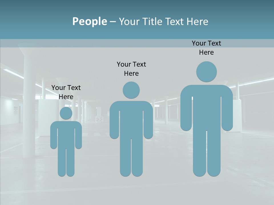 Wide Empty Building PowerPoint Template