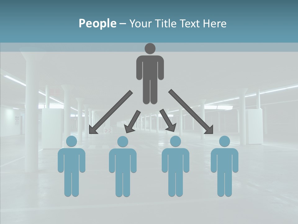 Wide Empty Building PowerPoint Template